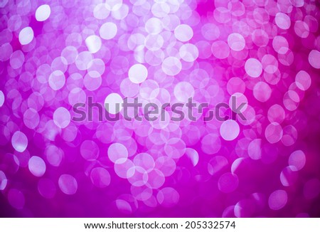 Big circle bokeh on violet background 