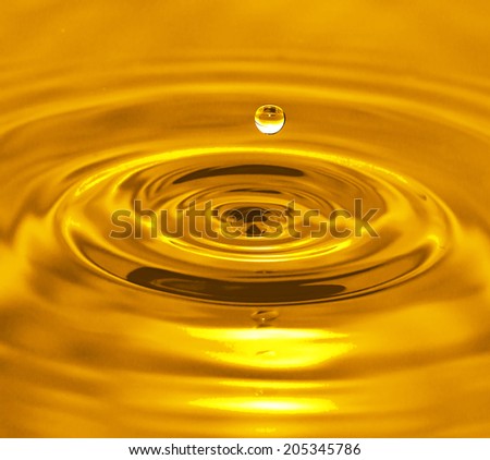 golden water