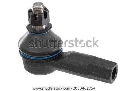 Tie rod end, steering tie rod end, car spare parts, isolated on white background Royalty-Free Stock Photo #2053462754