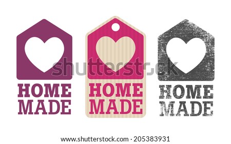 Homemade label Royalty-Free Stock Photo #205383931