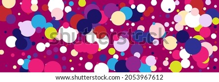 Dark Children Play Purple Circles Vivid Composition. Indigo Bright Red Multicolor Yellow Kids Design Pic. Vibrant Blue Pastel White Violet Pattern. Color Rainbow Pink Green Beige Wallpaper.