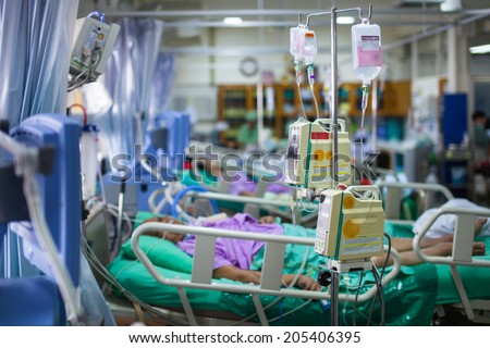Intensive Care Unit Royalty-Free Stock Photo #205406395