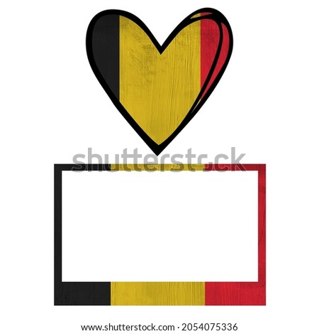 All world countries A-Z. Universal elements for design on white background. Belgium