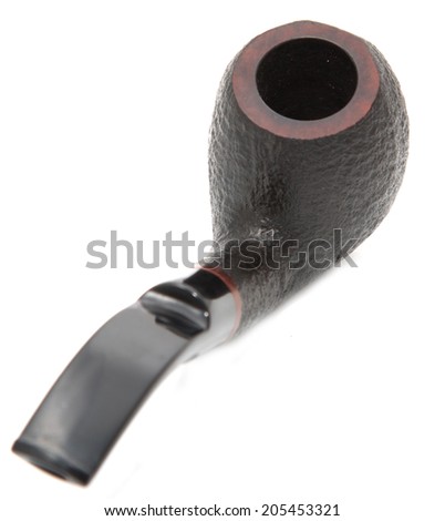tobacco pipe on a white background