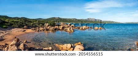 A picture of the beautiful beach of Liscia Ruja in Sardinia