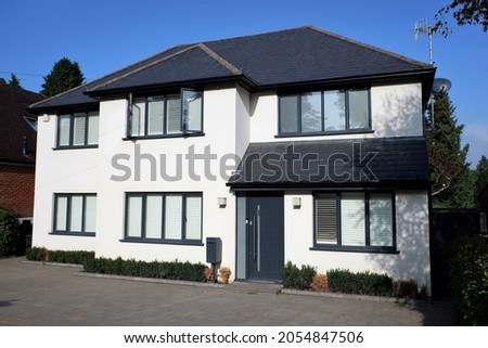 Modernised detached property in the village of Chorleywood, Hertfordshire Royalty-Free Stock Photo #2054847506