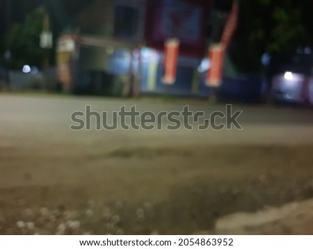 defocused abstract background of highway traffic at night, vehicle light