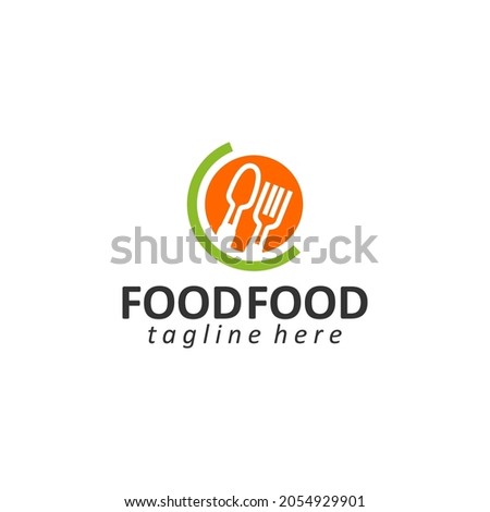 Food logo template vector. Healthy food logo concept vector
