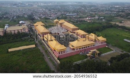 the biggest temple in north sumatra
