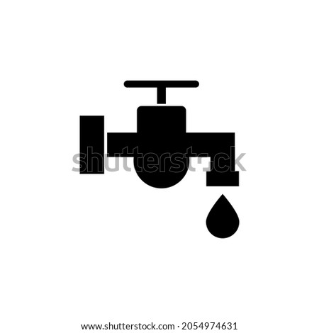 faucet with water icon in Microbes set