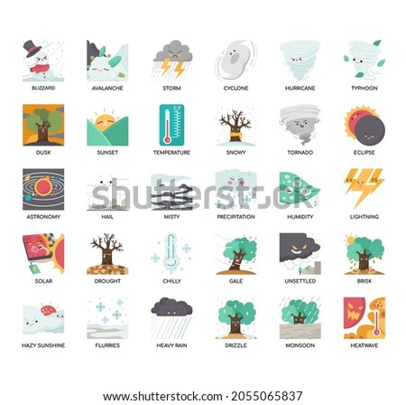 Weather 2 , Thin Line and Pixel Perfect Icons Royalty-Free Stock Photo #2055065837