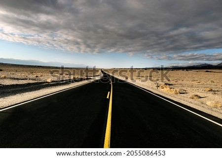 Road through Death Valley. Original image from Carol M. Highsmithrsquo;s America, Library of Congress collection. Digitally enhanced by rawpixel.