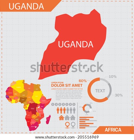 africa map infographic