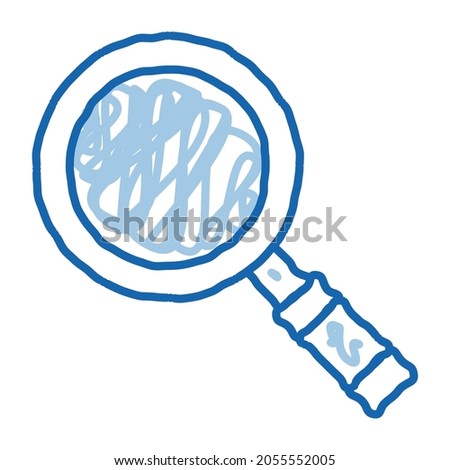 webshop research sketch icon vector. Hand drawn blue doodle line art webshop research sign. isolated symbol illustration
