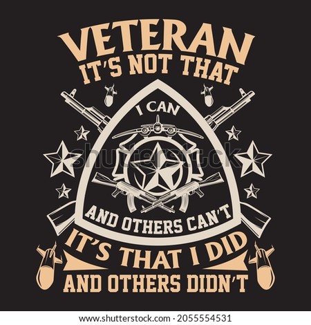 Veteran T-shirt Design Typography
November 11 is the Veteran day.


Veterans Day, observed annually on November 11, is a tribute to military veterans who have served in the U.S. Armed Forces.