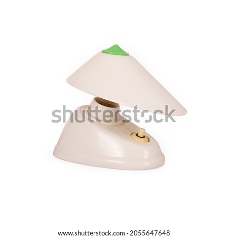 Space Age Mini Desk Lamp on White Background
