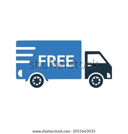 Delivery, free, logistics icon. Simple editable vector illustration.