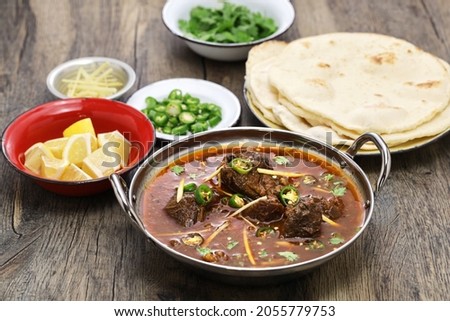 beef nihari, pakistani curry cuisine Royalty-Free Stock Photo #2055779753