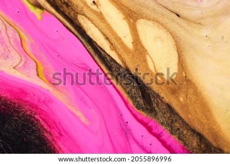 PHOTO of Paint marble fluid acrylic texture for background