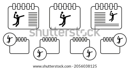 Volleyball player icon. Silhouette of an athlete icon. Sportsman element icon. Premium quality graphic design. Signs, outline symbols collection icon for websites, web design on white background