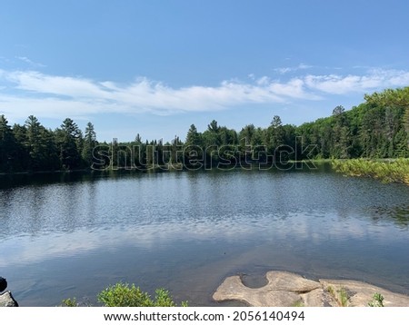 Algonquin Provincial Park Hike at Trail and Tower Trail, in Ontario Canada. The pictures were taken in the first week of July in 2019 