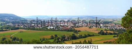 Aerial view of Weißenburg in good weather