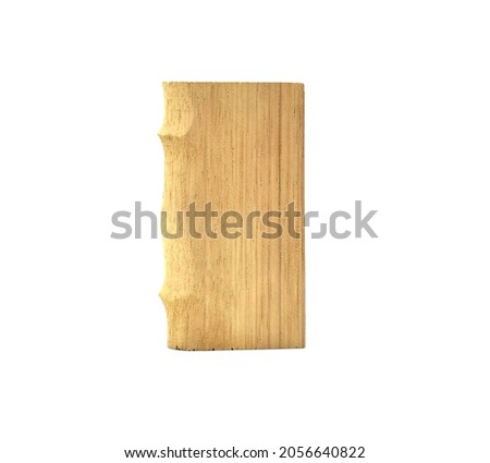 Faro Wood or Daniellia thurifera is particularly common in the rain forests of southern Nigeria. Picture is of the wooden texture of the wood against white background.