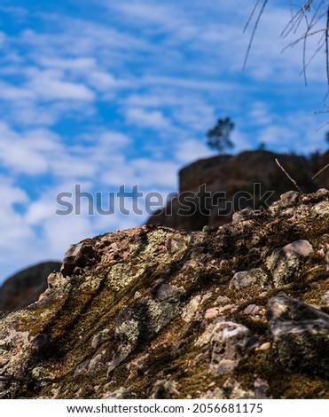 Summer hike in pinnacles national park, West Coast, California, sunny weather, rocks, sky, outdoors