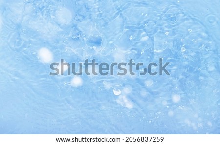 
texture blue water water flow, falling water splash