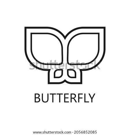 Butterfly icon. Trendy flat vector Butterfly icon on white background, vector illustration can be use for web and mobile