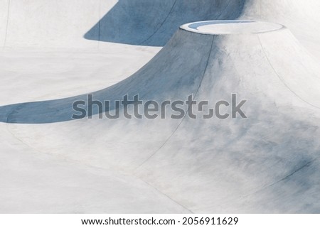 Skate park abstract architecture background