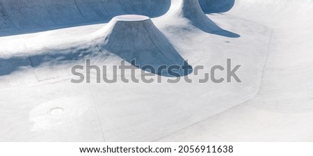 Skate park abstract architecture background