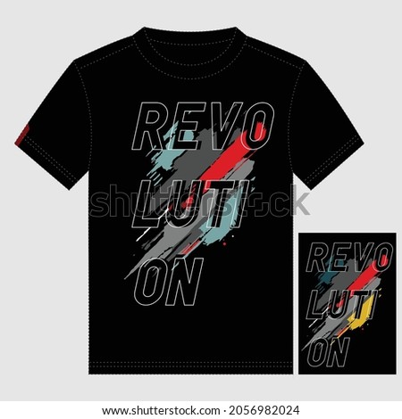 Revolution text,alphabet,abstract lettering stylish typography graphic slogan t shirt print vector illustration design 