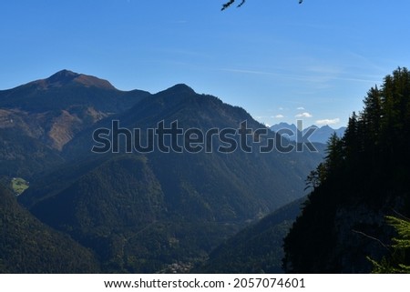 Beautiful landscape in Southtyrol with mountains