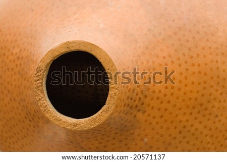 Background texture using clay jug
