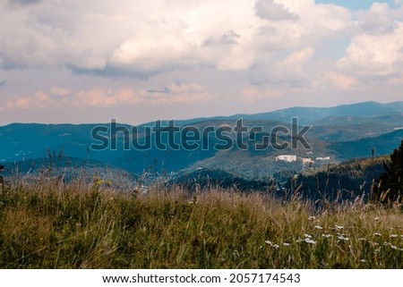 mountain view beskid slaski poland