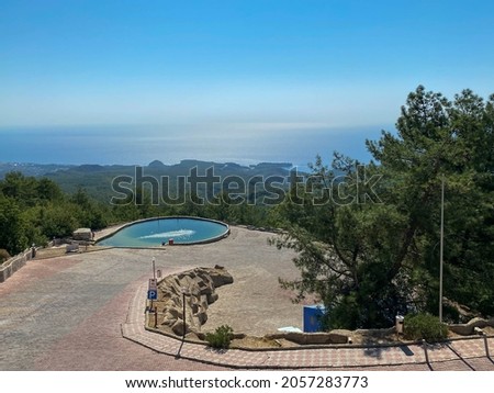 Swimming pool with beautiful view.