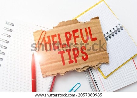 Inspiration showing sign Helpful Tips. Business approach advices given to be helpful knowledge in life Colorful Perpective Positive Thinking Creative Ideas And Inspirations