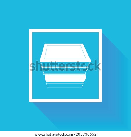 Vector Stylish Abstract Books Isolated On Background