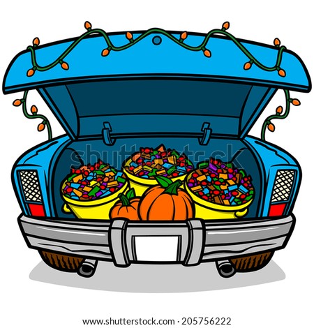 Trunk Or Treat  Royalty-Free Stock Photo #205756222