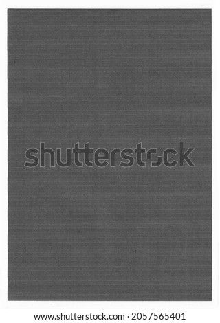 Realistic Paper Copy Scan Texture Photocopy. Real Grunge Edges. Rough Black Distressed Noise Grain Overlay Texture. Royalty-Free Stock Photo #2057565401