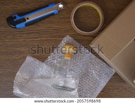Glassware packaging, materials, package, box