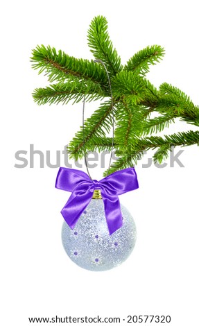 Christmas decoration isolated on a white background
