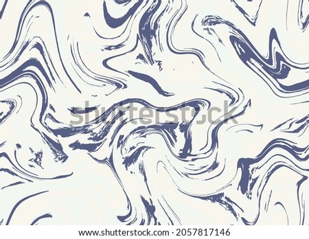 Bright Repeat Fluid Paint Pattern. Pastel Seamless Acrylic Vector Texture. White Seamless Aqua Graphic Print. Black Repeat Modern Vector Wave. Repeat Wallpaper. Royalty-Free Stock Photo #2057817146