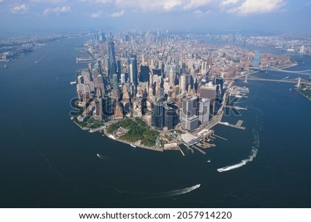 Aerial Photo Of Lower Manhattan
