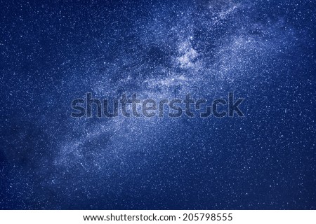 A background image of the milky way stars 