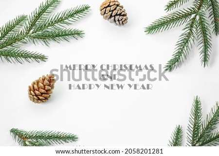 merry christmas and happy new year card, 2022