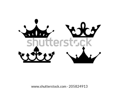 Elegant Vector Crowns
