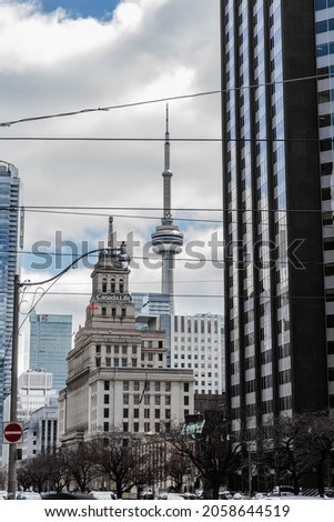 This is a cool photo of the CN Tower