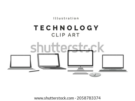 Illustration Vector Technology Clip Art